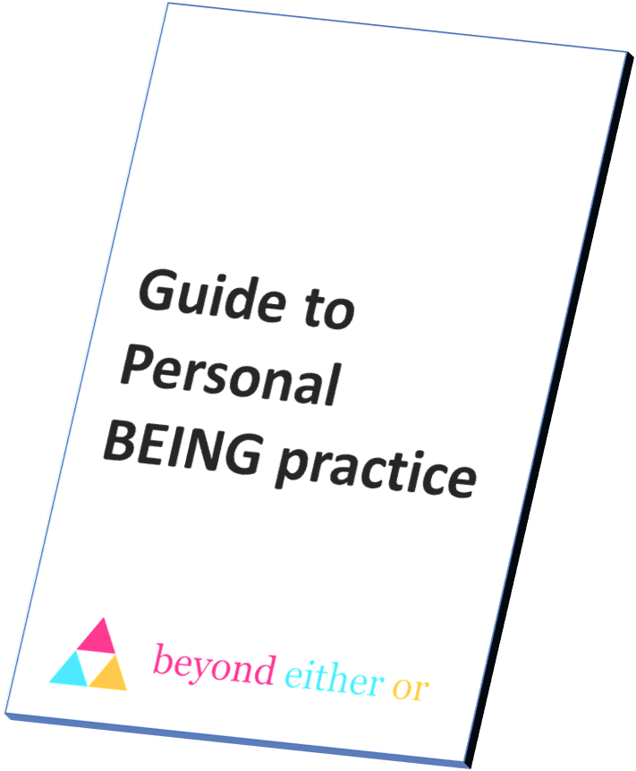 A guide to Personal BEING practice