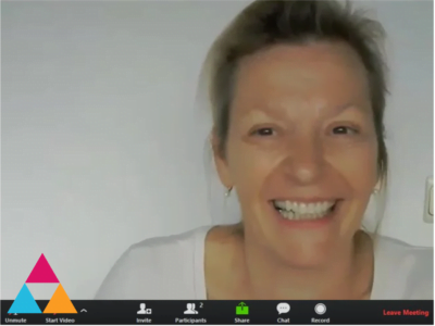 Magda Hoekman coaching via Zoom